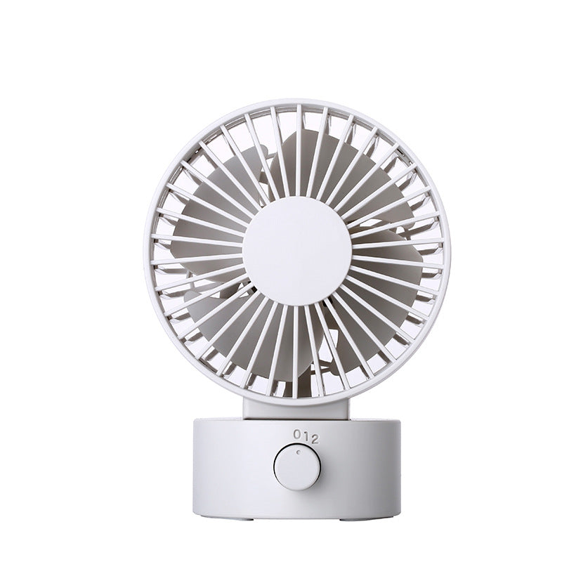 Portable 4-Inch USB Rechargeable Desk Fan | Quiet Mini Desktop Cooling Fan