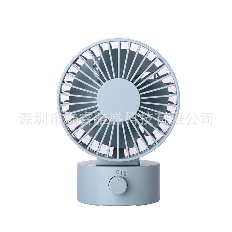 Portable 4-Inch USB Rechargeable Desk Fan | Quiet Mini Desktop Cooling Fan