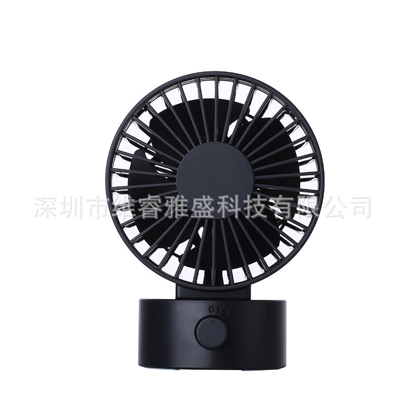 Portable 4-Inch USB Rechargeable Desk Fan | Quiet Mini Desktop Cooling Fan