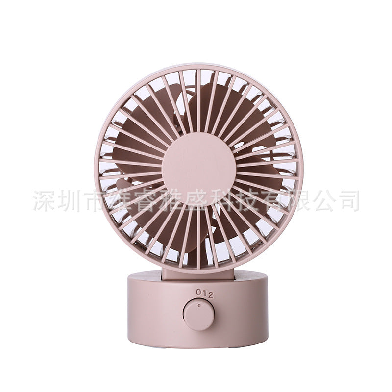 Portable 4-Inch USB Rechargeable Desk Fan | Quiet Mini Desktop Cooling Fan